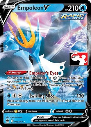 Empoleon V (040/163) [Prize Pack Series One]-1