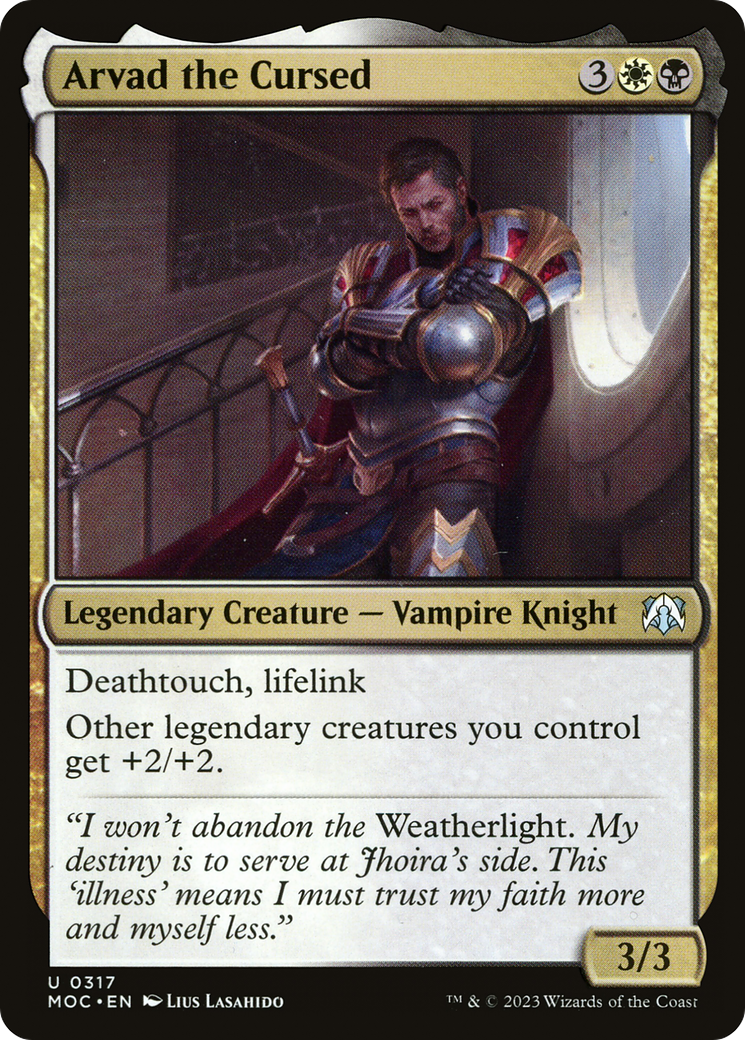 Arvad the Cursed [March of the Machine Commander]-1