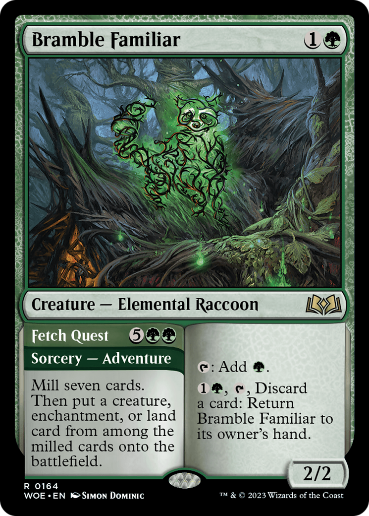 Bramble Familiar // Fetch Quest [Wilds of Eldraine]-1