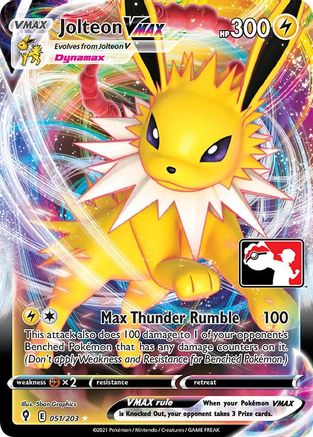 Jolteon VMAX (051/203) [Prize Pack Series One]-1