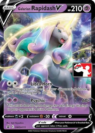 Galarian Rapidash V (SWSH111) [Prize Pack Series One]-1