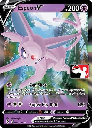 Espeon V (064/203) [Prize Pack Series One]-1