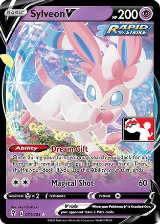 Sylveon V (074/203) [Prize Pack Series One]-1