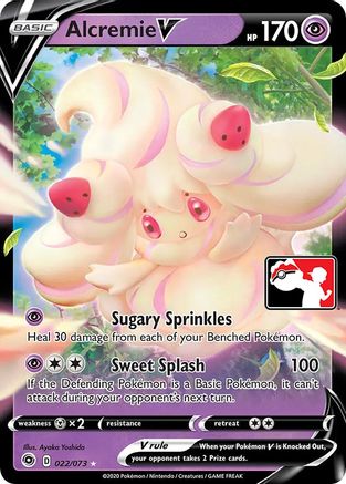 Alcremie V (22/73) [Prize Pack Series One]-1