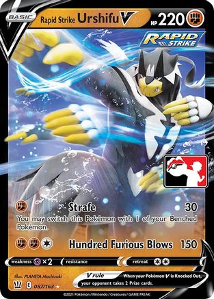 Rapid Strike Urshifu V (087/163) [Prize Pack Series One]-1