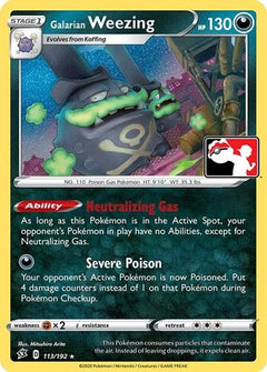 Galarian Weezing (113/192) [Prize Pack Series One]-1