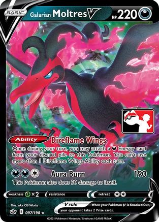 Galarian Moltres V (097/198) [Prize Pack Series One]-1