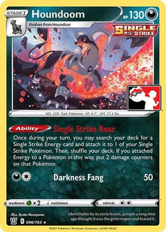 Houndoom 096  - Holofoil Prize Pack Series Cards - Rare-1
