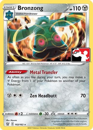 Bronzong (102/163) [Prize Pack Series One]-1
