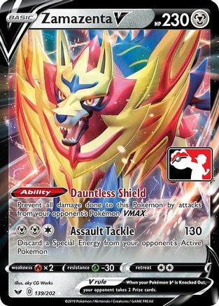 Zamazenta V (139/202) [Prize Pack Series One]-1