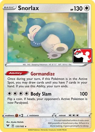 Snorlax (131/185) [Prize Pack Series One]-1