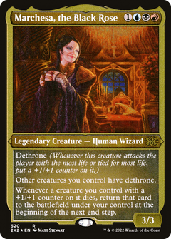 Marchesa, the Black Rose (Foil Etched) [Double Masters 2022]-1