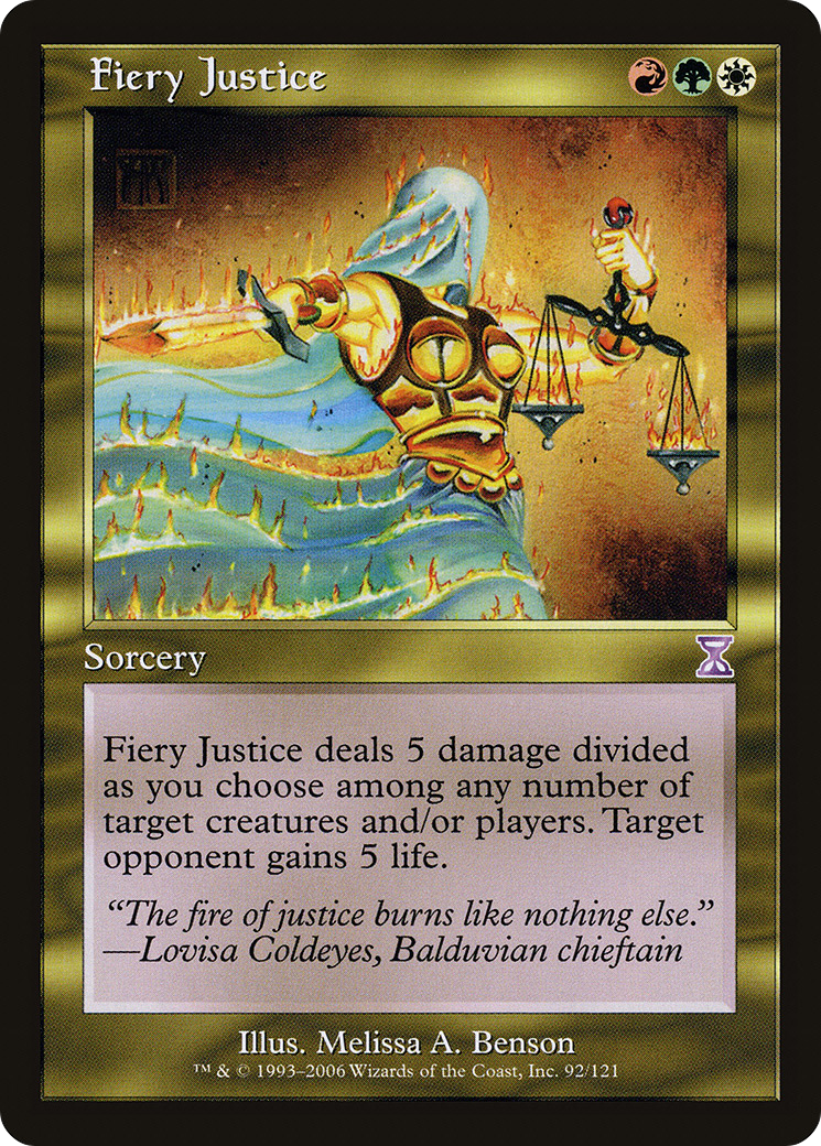 Fiery Justice [Time Spiral Timeshifted]-1