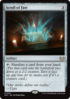Scroll of Fate [Duskmourn: House of Horror Commander]-1