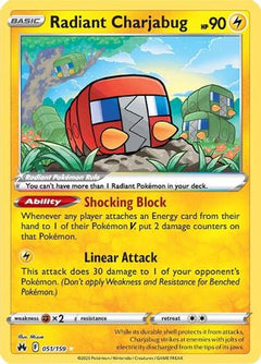 Radiant Charjabug (051/159) [Sword & Shield: Crown Zenith]-1