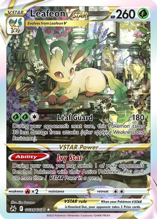 Leafeon VSTAR (GG35/GG70) [Sword & Shield: Crown Zenith]-1