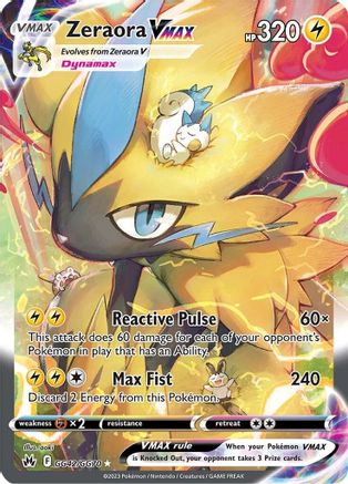 Zeraora VMAX (GG42/GG70) [Sword & Shield: Crown Zenith]-1