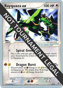Rayquaza ex (97/97) (Blaziken Tech - Chris Fulop) [World Championships 2004]-1