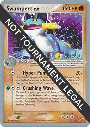 Swampert ex (95/95) (Rocky Beach - Reed Weichler) [World Championships 2004]-1
