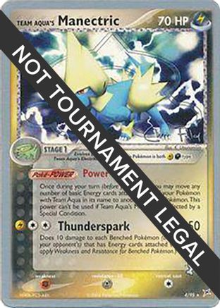 Team Aqua's Manectric (4/95) (Blaziken Tech - Chris Fulop) [World Championships 2004]-1