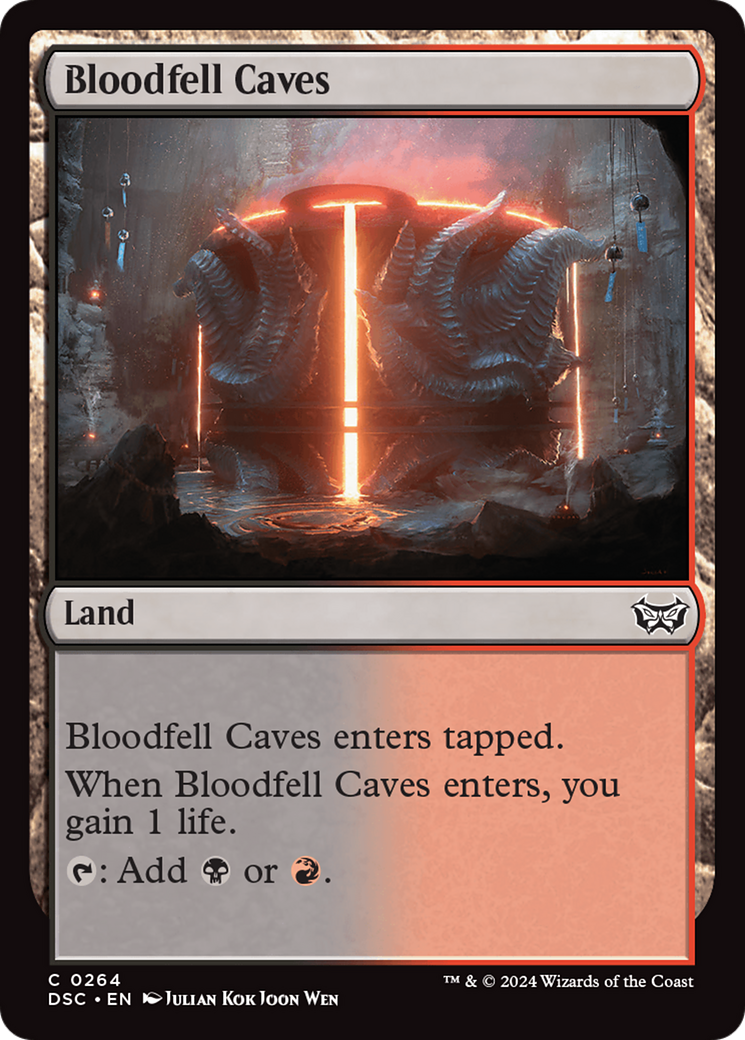 Bloodfell Caves [Duskmourn: House of Horror Commander]-1
