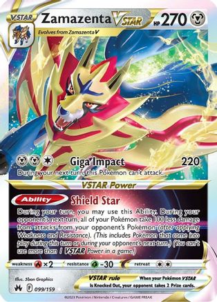 Zamazenta VSTAR (099/159) [Sword & Shield: Crown Zenith]-1