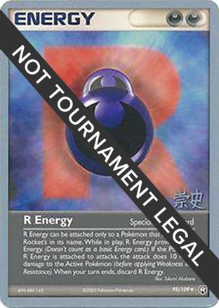 R Energy (95/109) (Dark Tyranitar Deck - Takashi Yoneda) [World Championships 2005]-1