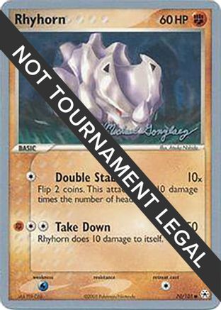 Rhyhorn (70/101) (King of the West - Michael Gonzalez) [World Championships 2005]-1