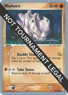 Rhyhorn (70/101) (King of the West - Michael Gonzalez) [World Championships 2005]-1