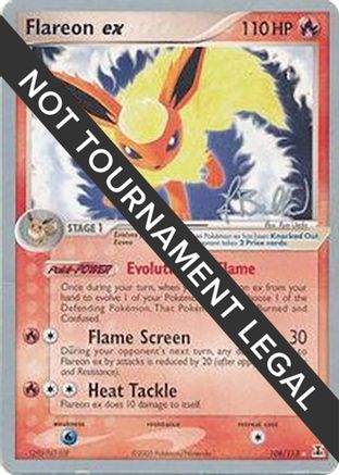 Flareon ex (108/113) (Eeveelutions - Jimmy Ballard) [World Championships 2006]-1