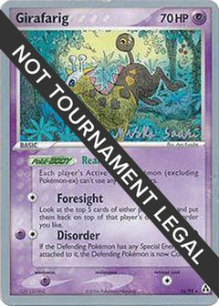 Girafarig (16/92) (Suns & Moons - Miska Saari) [World Championships 2006]-1
