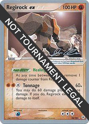 Regirock ex (98/101) (Mewtrick - Jason Klaczynski) [World Championships 2006]-1