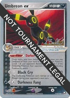 Umbreon ex (112/115) (Eeveelutions - Jimmy Ballard) [World Championships 2006]-1