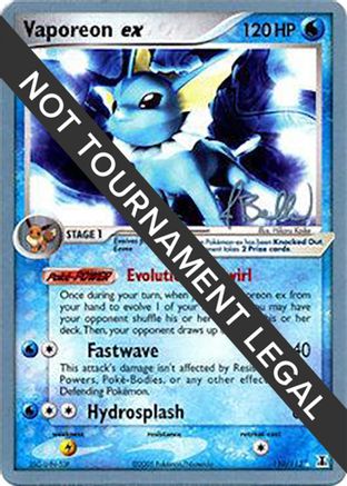Vaporeon ex (110/113) (Eeveelutions - Jimmy Ballard) [World Championships 2006]-1