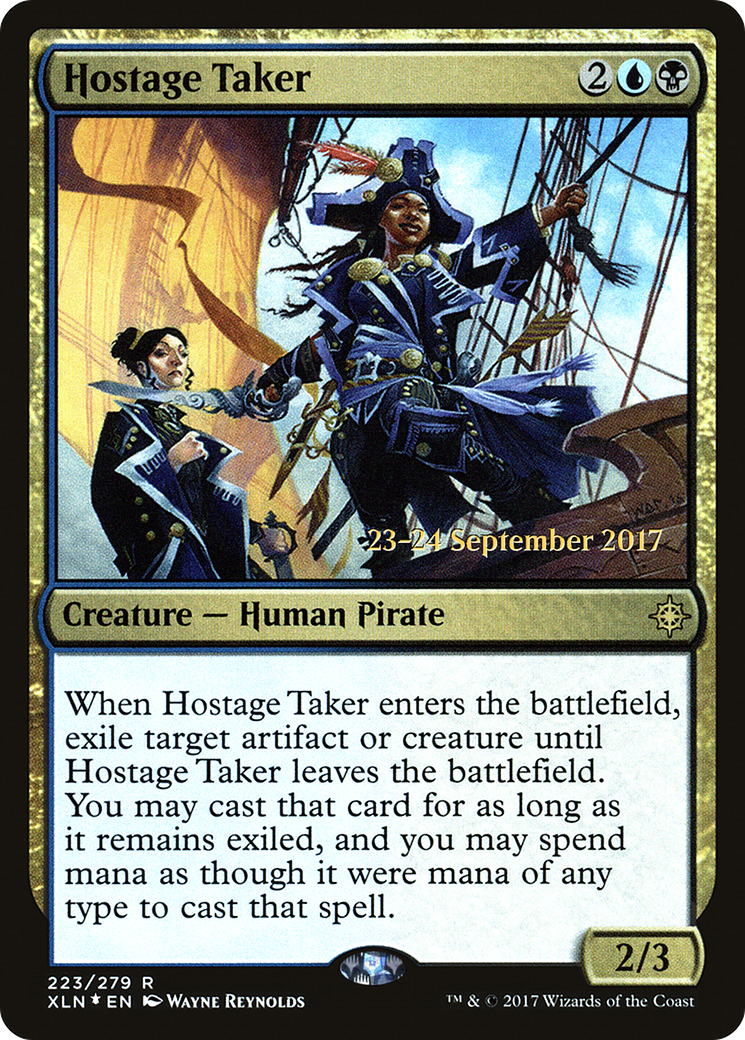 Hostage Taker [Ixalan Prerelease Promos]-1