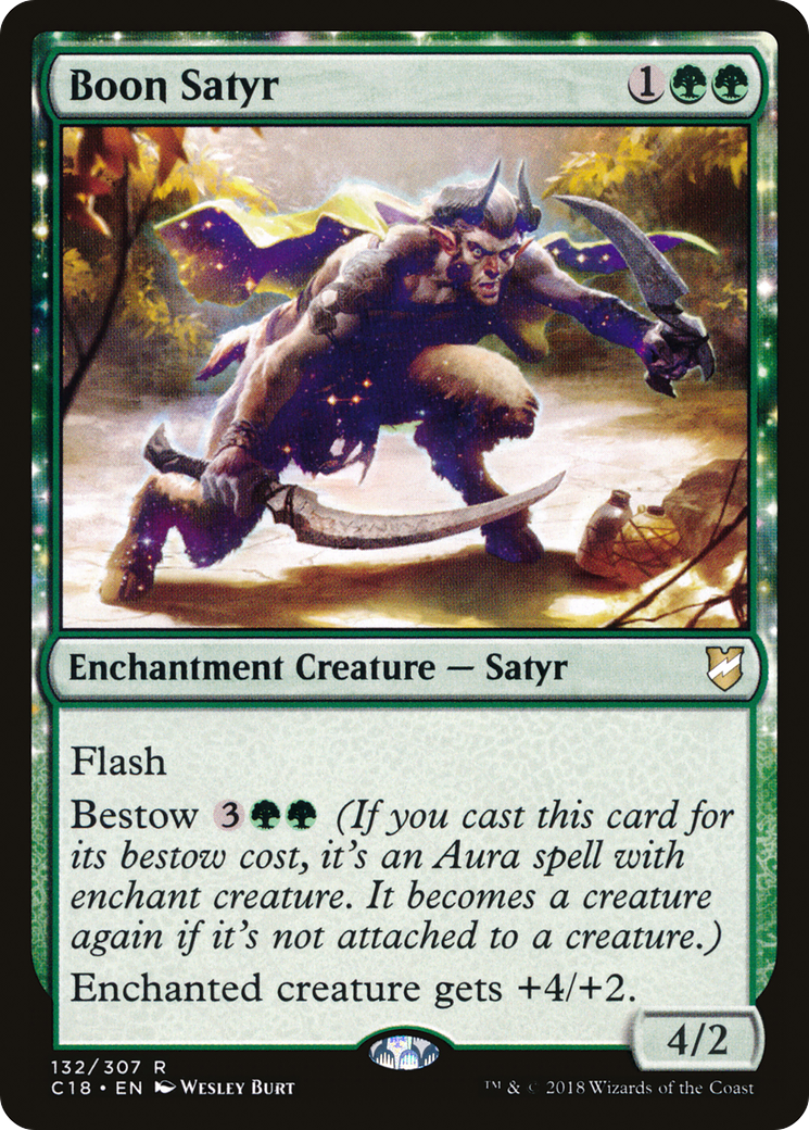 Boon Satyr [Commander 2018]-1