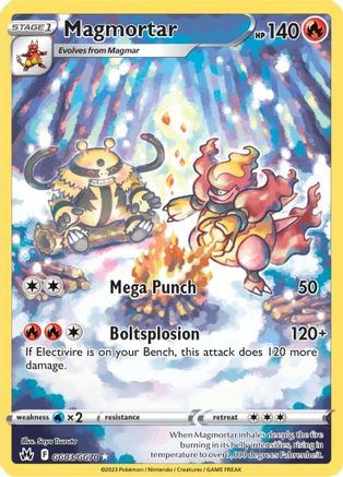 Magmortar (GG03/GG70) [Sword & Shield: Crown Zenith]-1