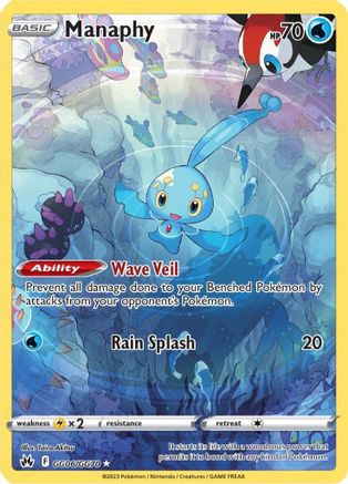 Manaphy (GG06/GG70) [Sword & Shield: Crown Zenith]-1