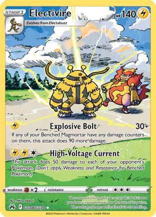 Electivire (GG08/GG70) [Sword & Shield: Crown Zenith]-1