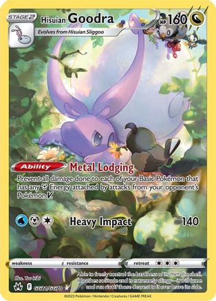 Hisuian Goodra (GG21/GG70) [Sword & Shield: Crown Zenith]-1