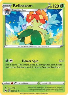 Bellossom (003/159) [Sword & Shield: Crown Zenith]-1