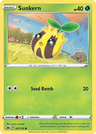 Sunkern (007/159) [Sword & Shield: Crown Zenith]-1