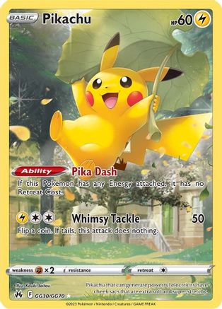 Pikachu (GG30/GG70) [Sword & Shield: Crown Zenith]-1