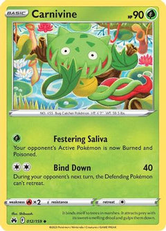 Carnivine (012/159) [Sword & Shield: Crown Zenith]-1