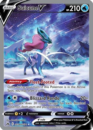 Suicune V (GG38/GG70) [Sword & Shield: Crown Zenith]-1
