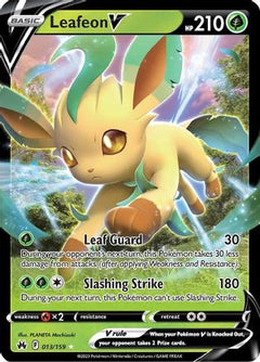 Leafeon V (013/159) [Sword & Shield: Crown Zenith]-1