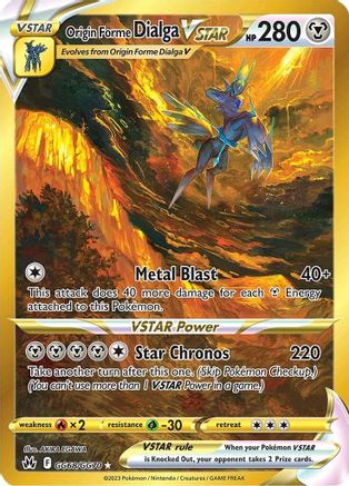 Origin Forme Dialga VSTAR (GG68/GG70) (Secret) [Sword & Shield: Crown Zenith]-1