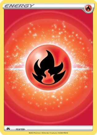 Fire Energy (153/159) (Texture Full Art) [Sword & Shield: Crown Zenith]-1