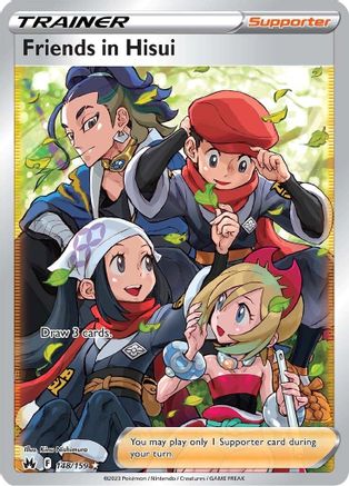 Friends in Hisui (148/159) (Full Art) [Sword & Shield: Crown Zenith]-1