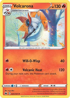 Volcarona (025/159) [Sword & Shield: Crown Zenith]-1
